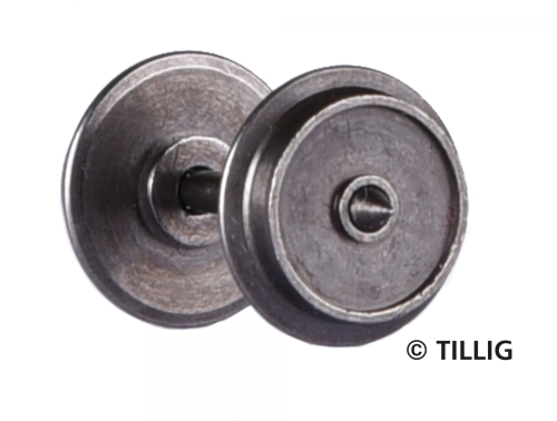 TILLIG 76903 Radsatz für 3-Leiter-Wechselstrom Durchmesser des Scheibenradsatzes 11mm Spur H0