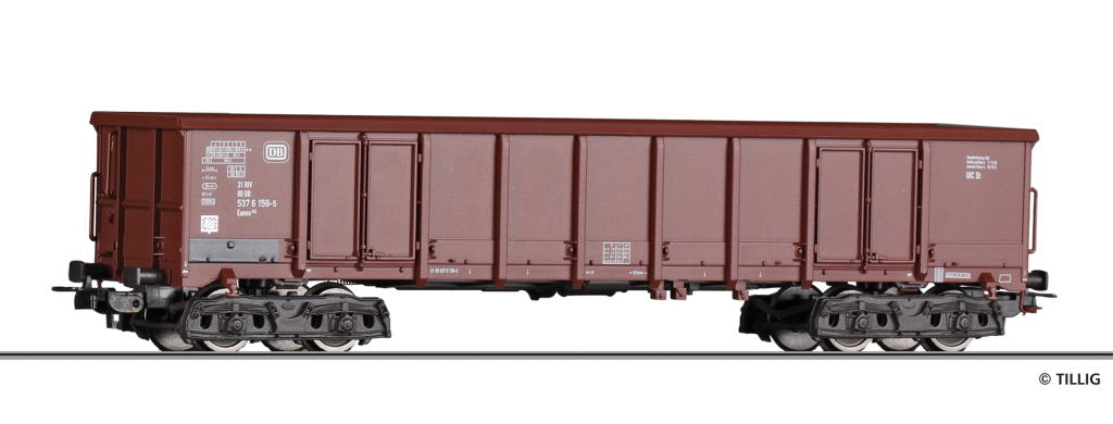 TILLIG 77032 Offener Güterwagen der DB Spur H0