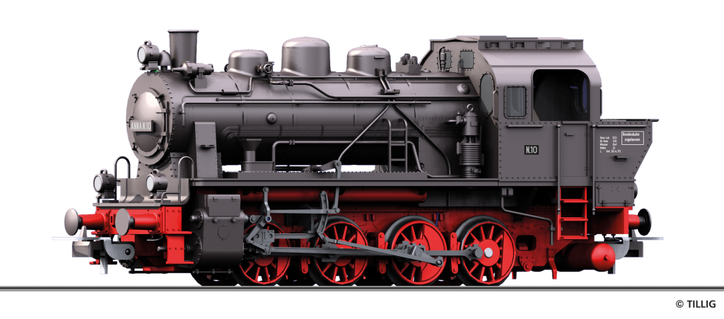 TILLIG 79008 Dampflokomotive Werklok Grube „Anna“ Alsdorf Spur H0