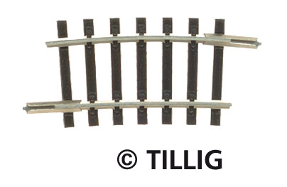 TILLIG 83115 Gebogenes Gleis R 267mm/7,5° Spur TT