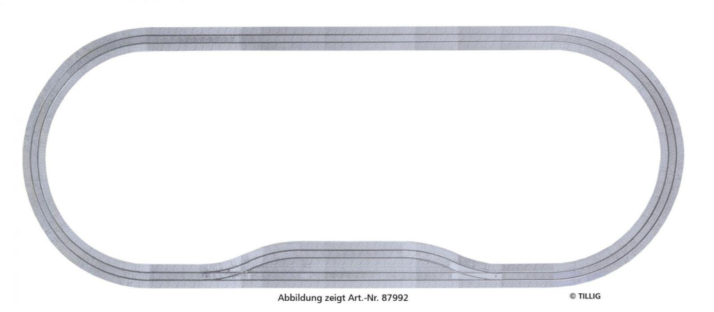 TILLIG 87992 Start-Set Pflastersteine -neue Bedruckung- Spur H0
