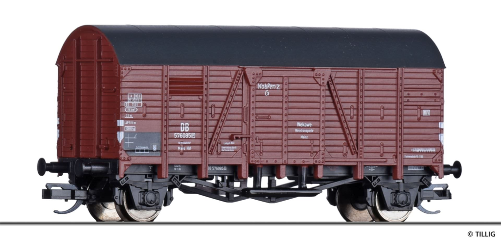 TILLIG 95234 Gedeckter Güterwagen der DB Spur TT