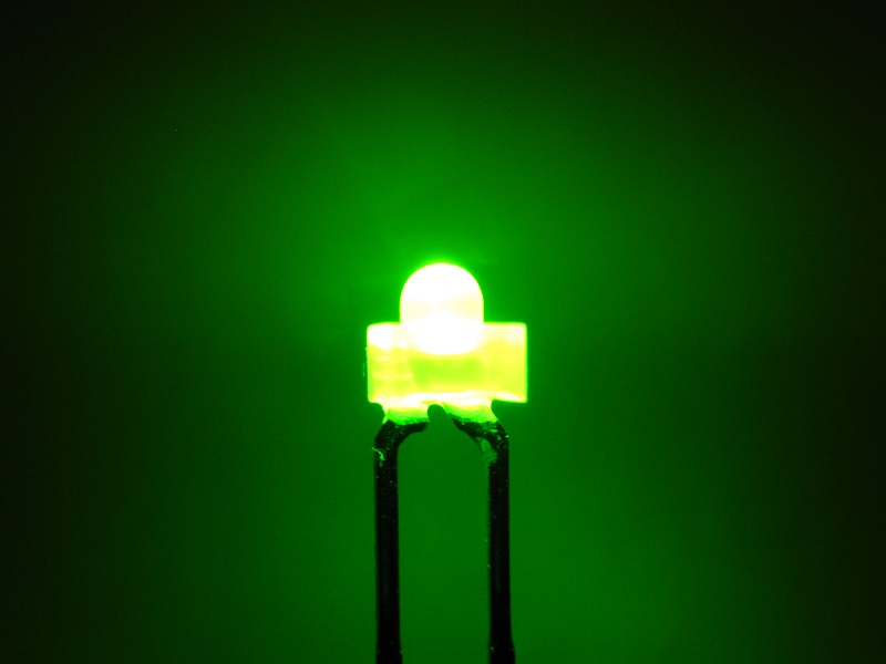 LED 1,8mm grün diffus eingefärbt