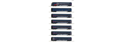 ROCO 5500004 7er Set Nightjet ÖBB DC Spur H0