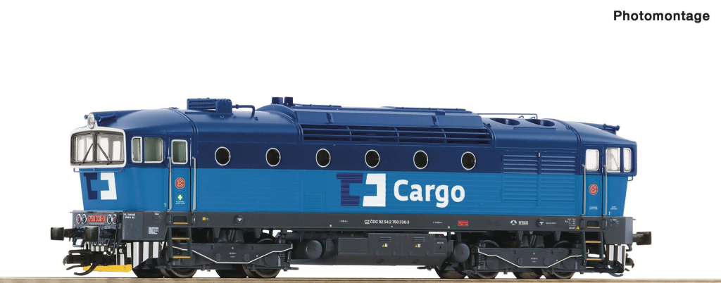 ROCO 7390006 Diesellok Rh 750 CD Cargo DCC