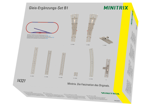 Trix T14321 Gleis-Ergänzungs-Set B1 Spur N