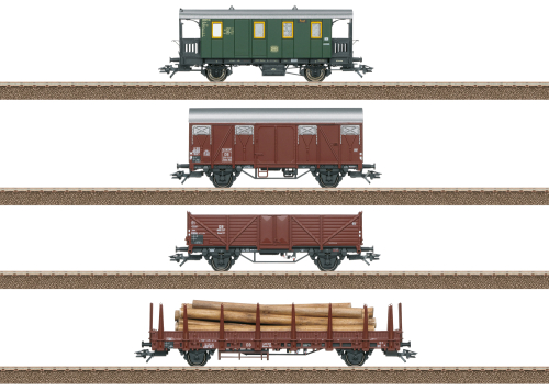 Trix T24140 Güterwagen-Set Nebenbahn Spur H0