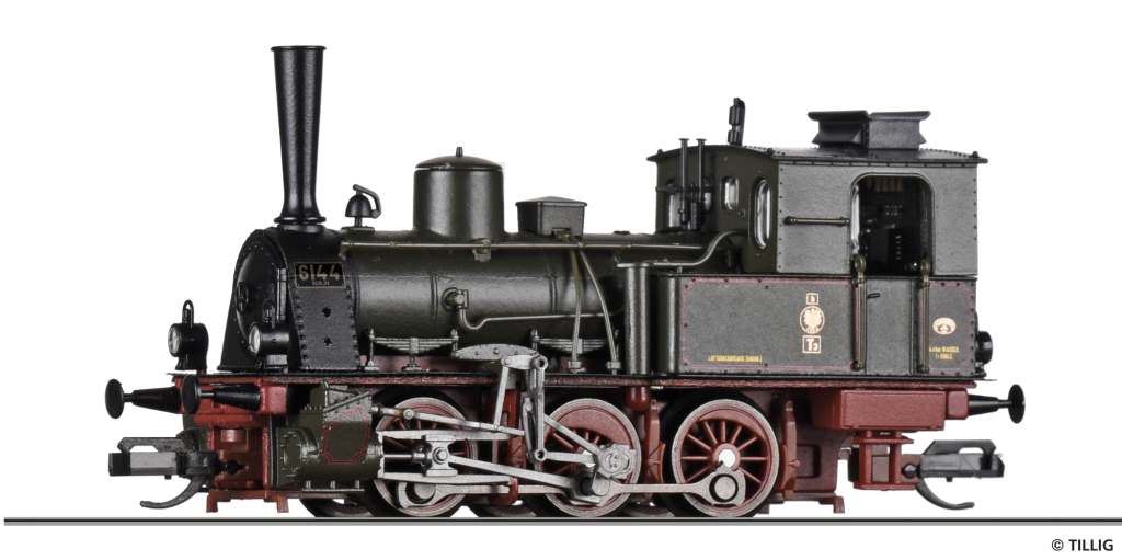 TILLIG 04248 Dampflokomotive der K.P.E.V. Spur TT