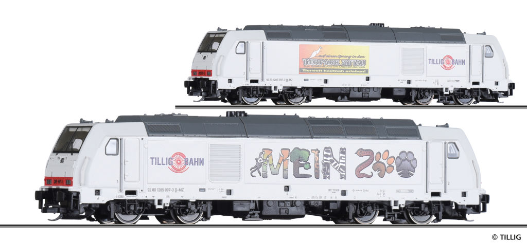 TILLIG 04849 START-Diesellokomotive „Mein Zoo“ Spur TT