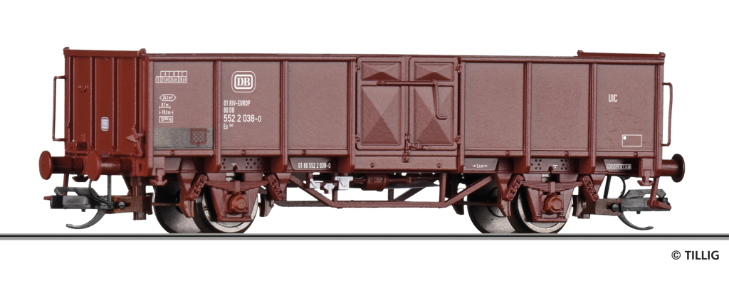 TILLIG 14093 Offener Güterwagen der DB Spur TT