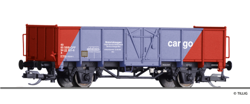 TILLIG 14095 Offener Güterwagen der SBB Cargo Spur TT