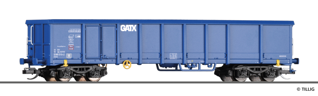 TILLIG 15725 Offener Güterwagen der GATX Spur TT