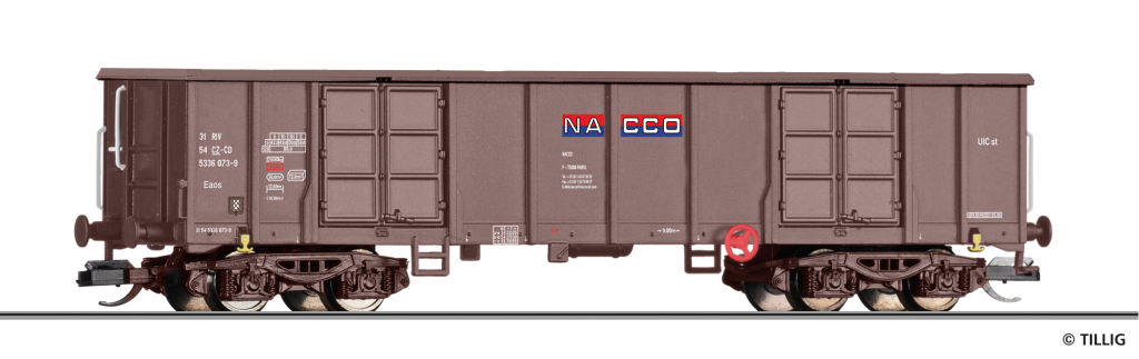 TILLIG 18228 Offener Güterwagen der NACCO Spur TT
