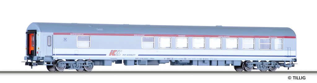 TILLIG 75000 Speisewagen der PKP-Intercity Spur H0
