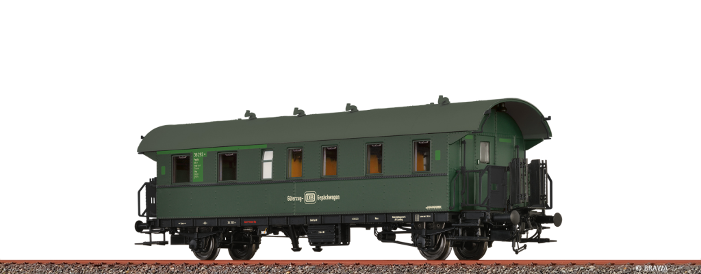 BRAWA 46831 Gepäckwagen Pwghs DB Spur H0