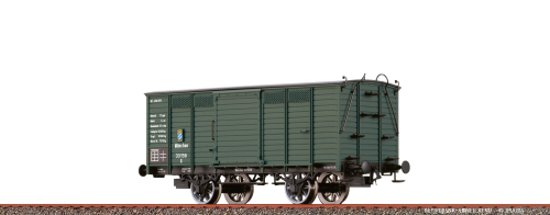 BRAWA 48045 Gedeckter Güterwagen G K.Bay.Sts.B. Spur H0