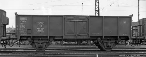 BRAWA 50057 Offener Güterwagen Omm55 DB Spur H0