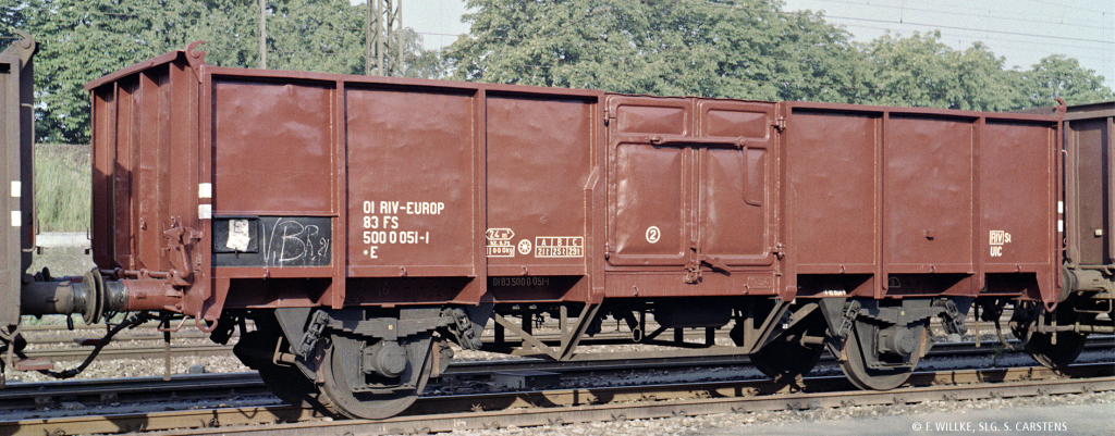 BRAWA 50070 Offener Güterwagen .E FS Spur H0