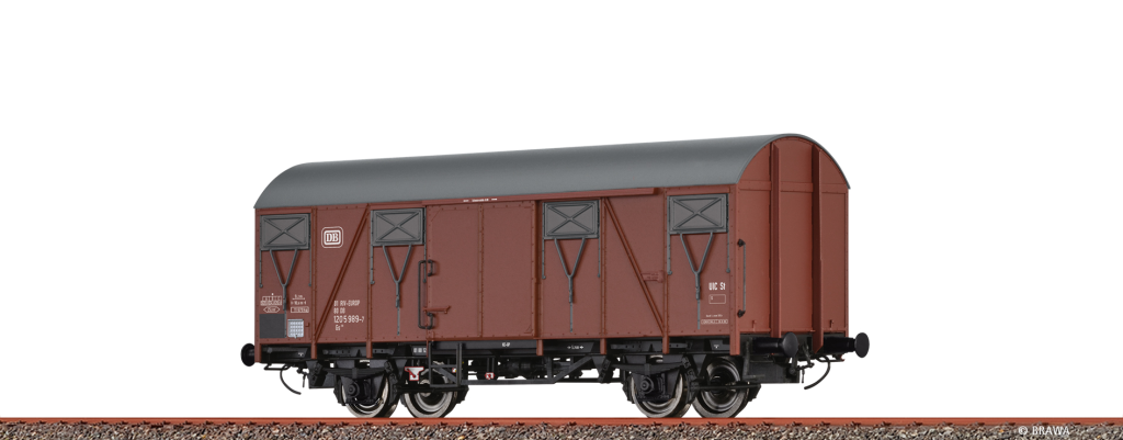 BRAWA 50154 Gedeckter Güterwagen Gs210 DB Spur H0