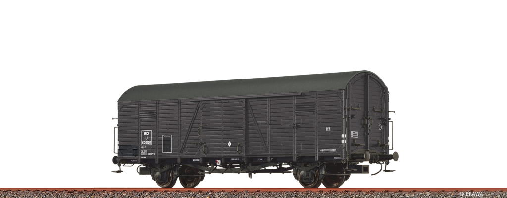 BRAWA 50495 Gedeckter Güterwagen IJ SNCF Spur H0