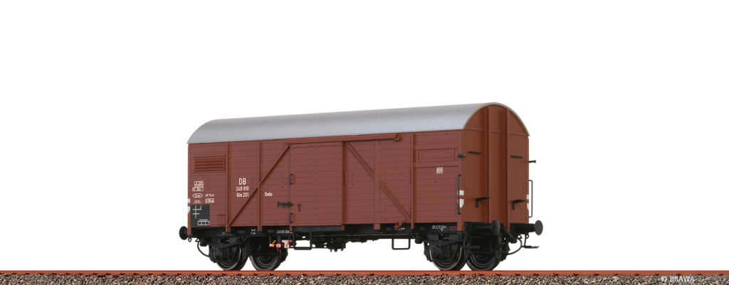 BRAWA 50722 Gedeckter Güterwagen Glm201 DB Spur H0