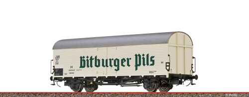 BRAWA 50984 Gedeckter Güterwagen Tnfhs 38 Bitburger DB Spur H0