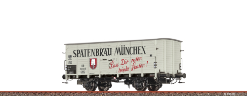 BRAWA 50987 Gedeckter Güterwagen G10 Spatenbräu München DB Spur H0