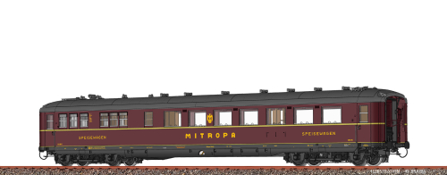 BRAWA 51032 Speisewagen Hnbr MITROPA Spur H0