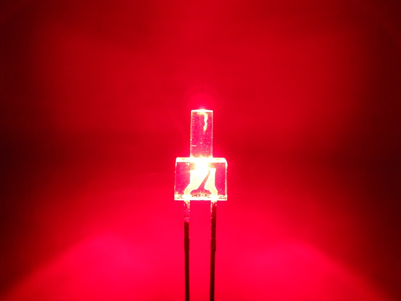Tower LED lang 2mm rot klar