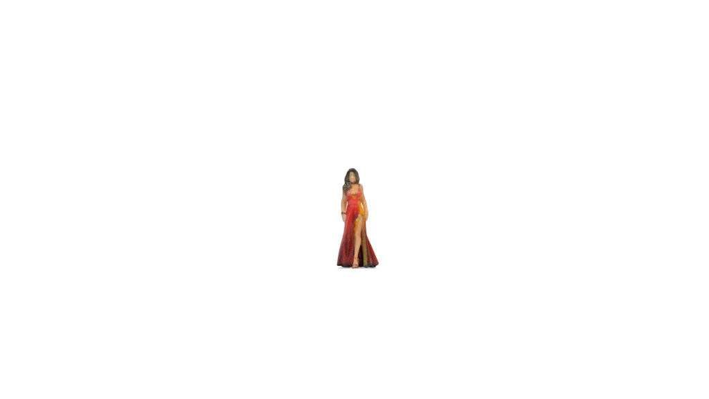 NOCH 10405 Dame im roten Kleid 3D-Master Spur H0