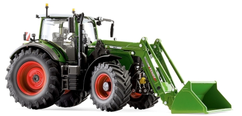 Wiking 077869 Fendt 724 Vario mit Frontlader Cargo 6.100 Spur 1