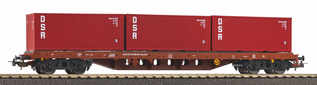 PIKO 24500 Containertragwg. DSR Container DR  Spur H0