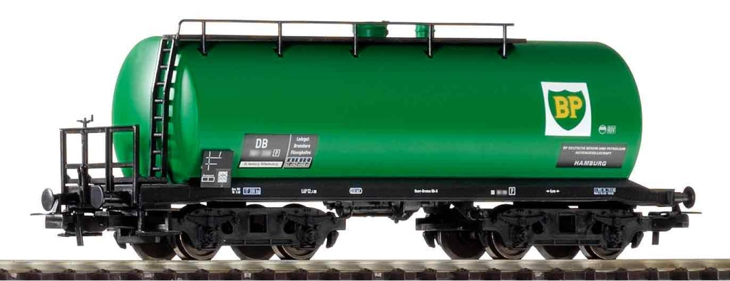 PIKO 24508 Kesselwagen BP DB III ohne Bremserhaus Spur H0