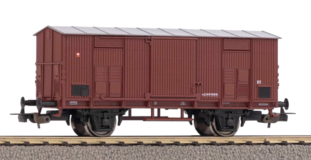 PIKO 24512 Gedeckter Güterwagen ex FS PKP III Spur H0