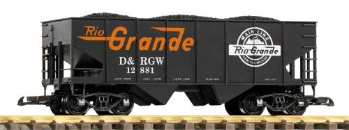 PIKO 38959 Schüttgutwagen D& RGW mit Kohleladung Spur G / Spur II