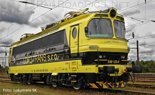 PIKO 51995 E-Lok Rh 240 Laminátka gelb-schwarz Lokotrans VI + DSS PluX22 Spur H0