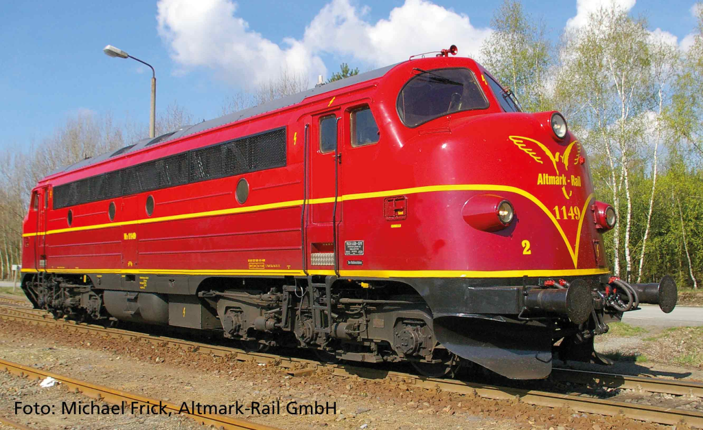 PIKO 52504 Diesellok NoHAB 1149 Altmark Rail VI + DSS PluX22 Spur H0