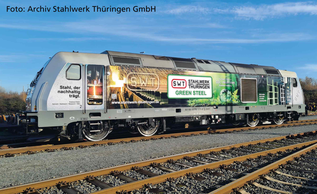 PIKO 57345 ~Diesellok Traxx Stahlwerk Thüringen VI + PluX22 Dec.  Spur H0