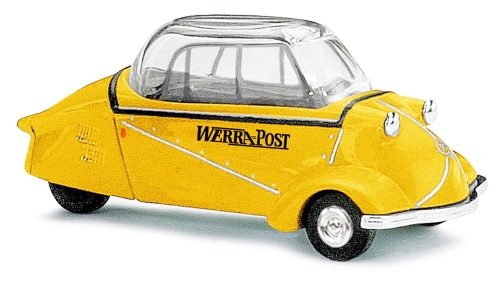 Busch 48820 Messerschmitt KR 200 Werra Post gelb Spur H0