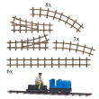 Busch 79828 Action Set Gartenbahn Spur H0