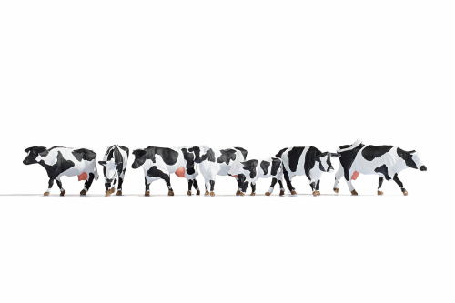 NOCH 15725 Kühe, schwarz-weiß H0