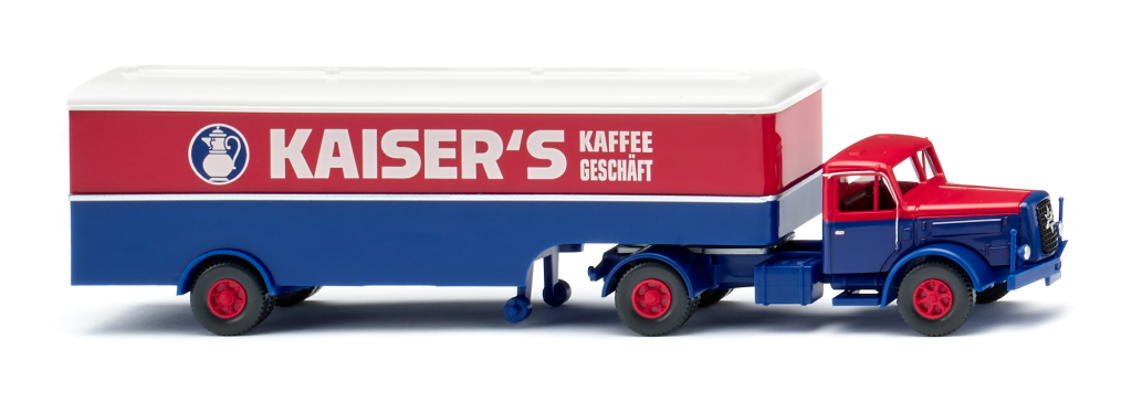 Wiking 051328 Koffersattelzug Henschel Kaisers Kaffee Spur H0