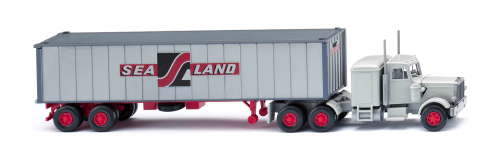 Wiking 052707 Containersattelzug Peterbilt Sealand Spur H0