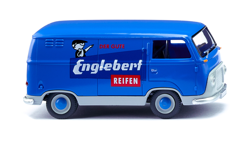 Wiking 028904 Ford FK 1000 Kastenwagen Englebert Reifen Spur H0