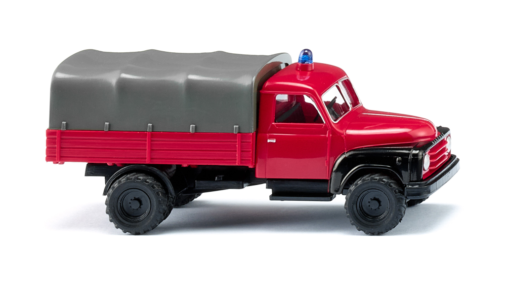 Wiking 034505 Feuerwehr Pritschen Lkw Hanomag L 28 Spur H0