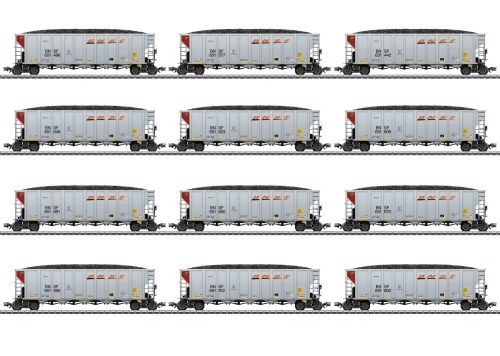 Märklin 045666 Hopper Car Set BNSF Spur H0