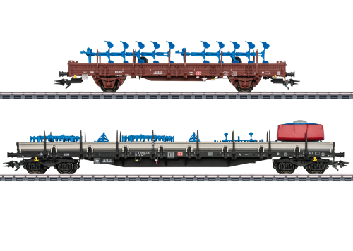 Märklin 046405 Güterwagen-Set 1 Landwirtschaftliche Geräte Spur H0