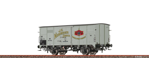 BRAWA 50953 Gedeckter Güterwagen G10 Niederegger DB Spur H0