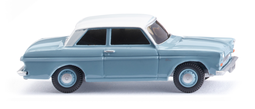 Wiking 7020204 Ford Taunus 12M - pastellblau weißem Dach Spur H0