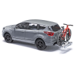 Busch 53528 Ford Kuga mit Fahrradträger und Mountainbike Spur H0